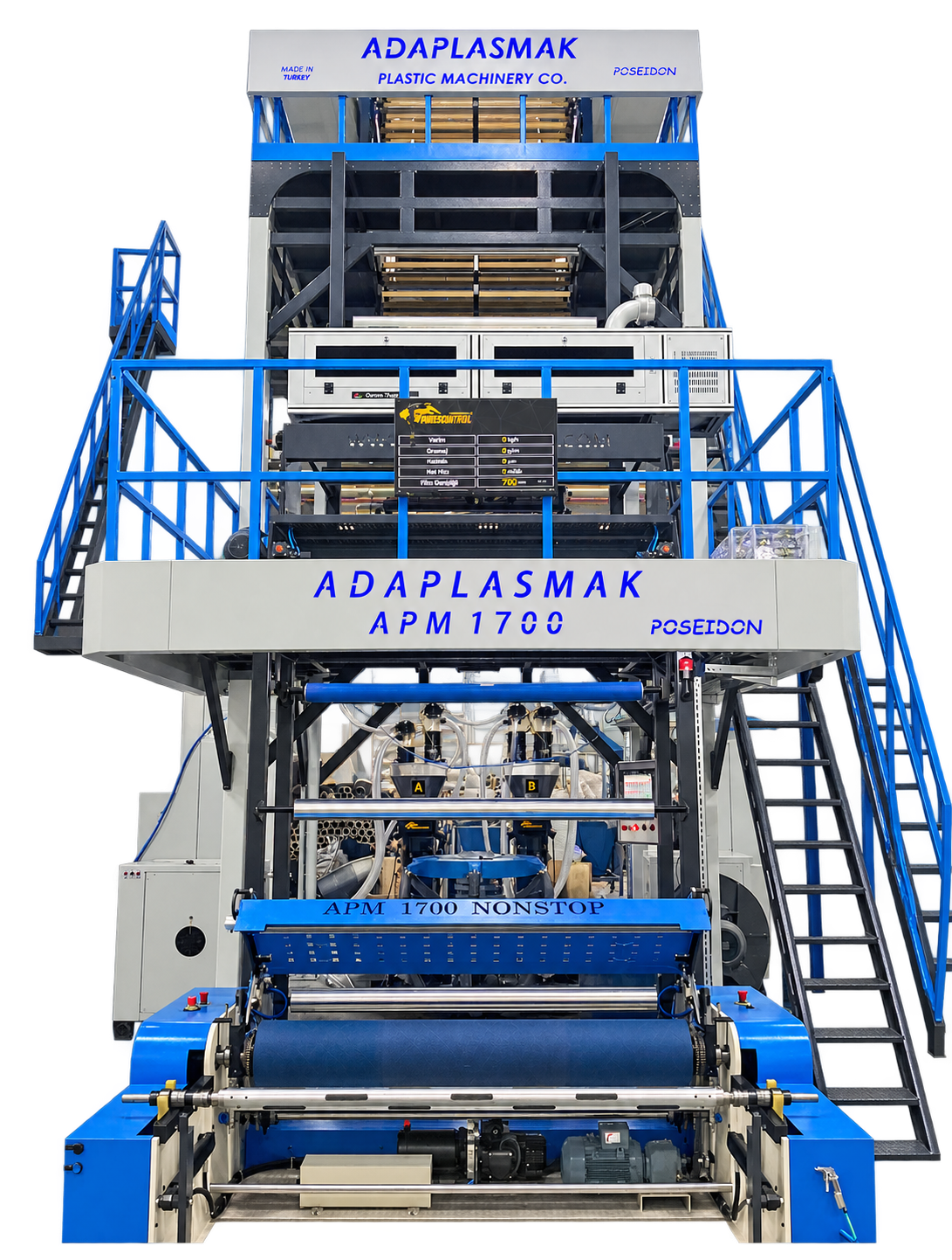 APM 60X70 ABA 1700 MM Extruder Film Makinesi