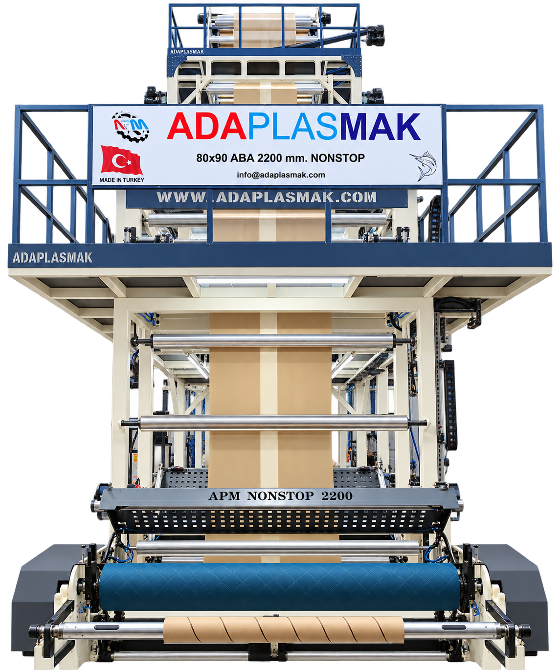 APM 80x90 2200 MM Ekstruder Film Makinesi