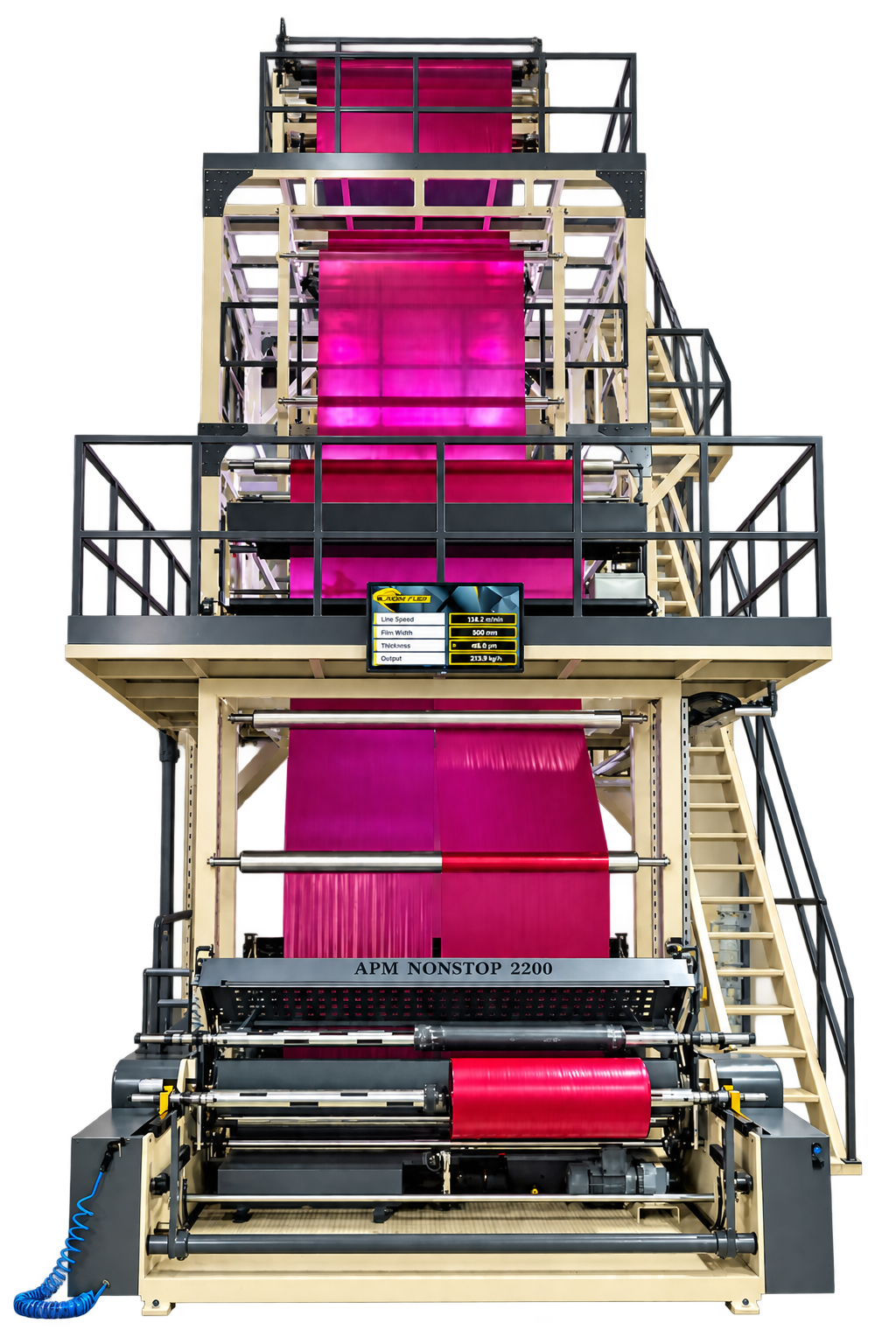 APM Ø90 Nonstop 2200 MM Ekstruder Film Makinesi