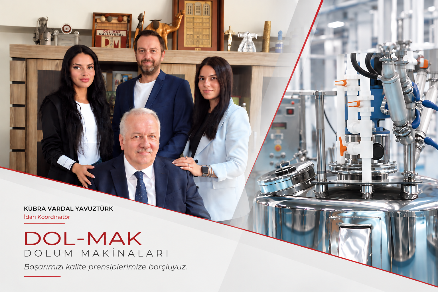 DOL-MAK Makina: Dolum ve mikser makinelerinde 40 ülkeye ihracat