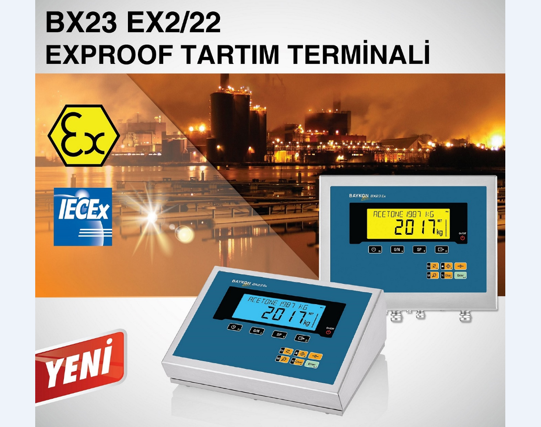 Baykon BX23 Ex2/22 Exproof Tartım Terminali