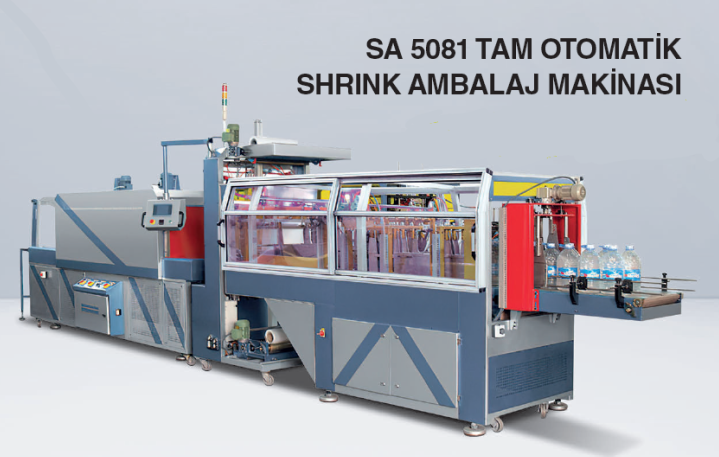 ​SA 5081 Tam Otomatik Shrink Ambalaj Makinası "YAZICI MAKİNA"