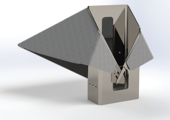 QDF- 101-Quadro 5 Yapıştırma Dikdörtgen Yaka