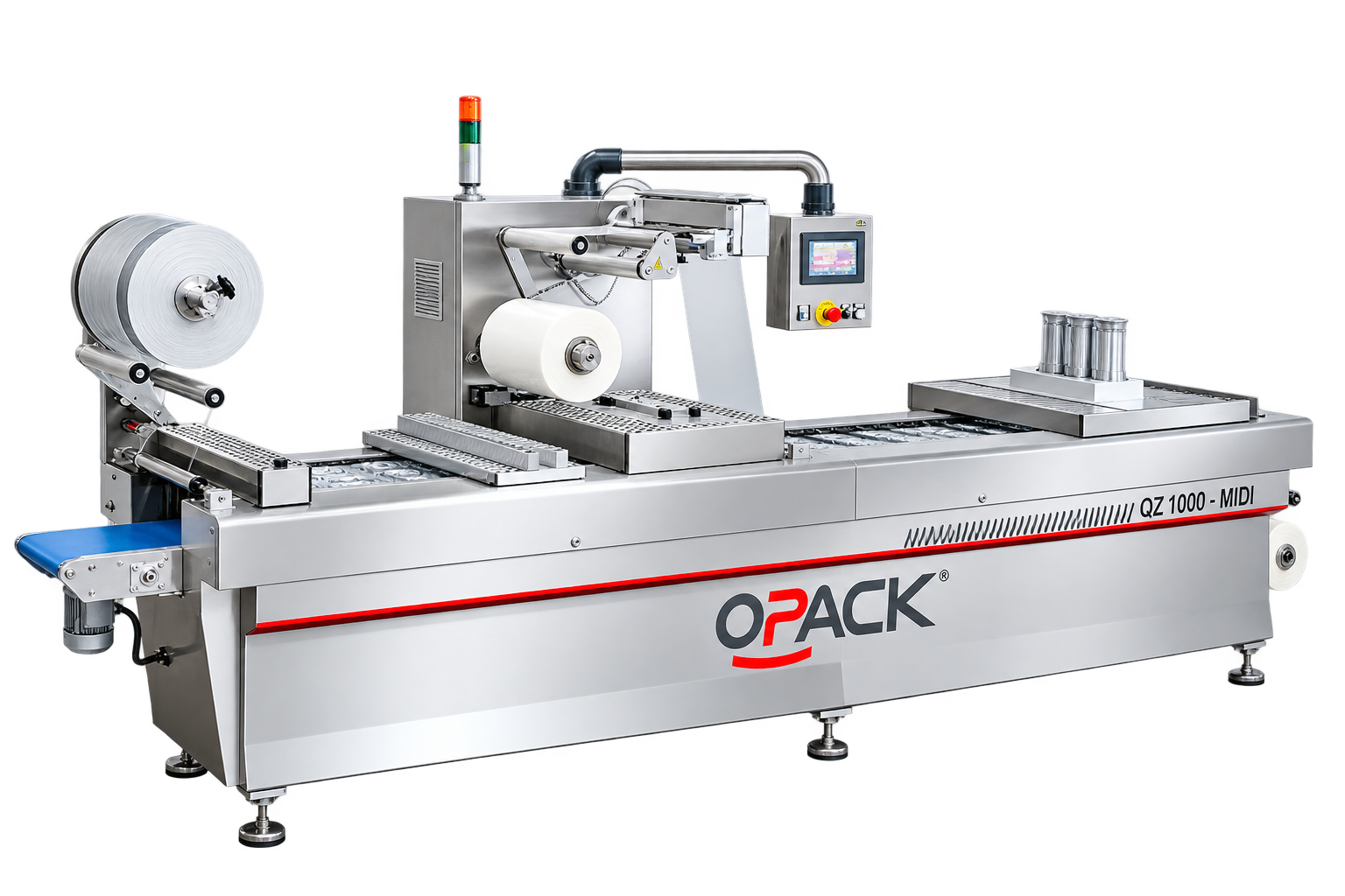 QZ 1000 Midi Tam Otomatik Termoform Paketleme Makinesi