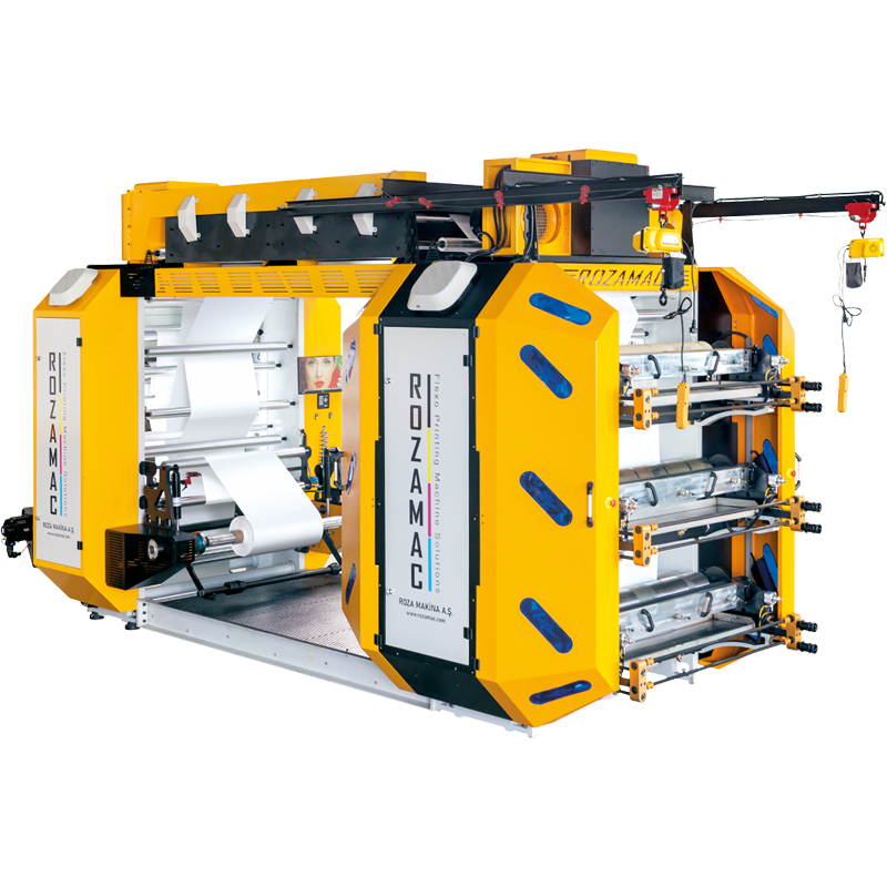 RZMC – 6120-SC – 6 Renk Flekso Baskı Makinası