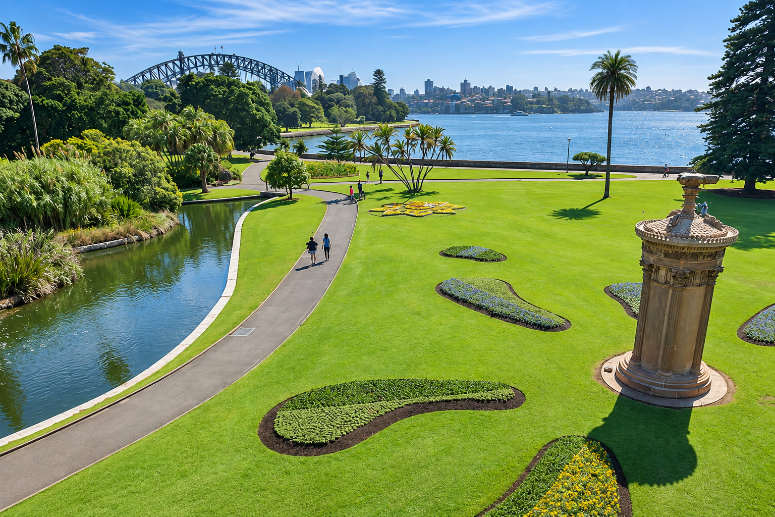 Royal Botanic Gardens, Sidney’in merkezinde doğayla buluşmak isteyenlere sakin bir rota sunuyor.
