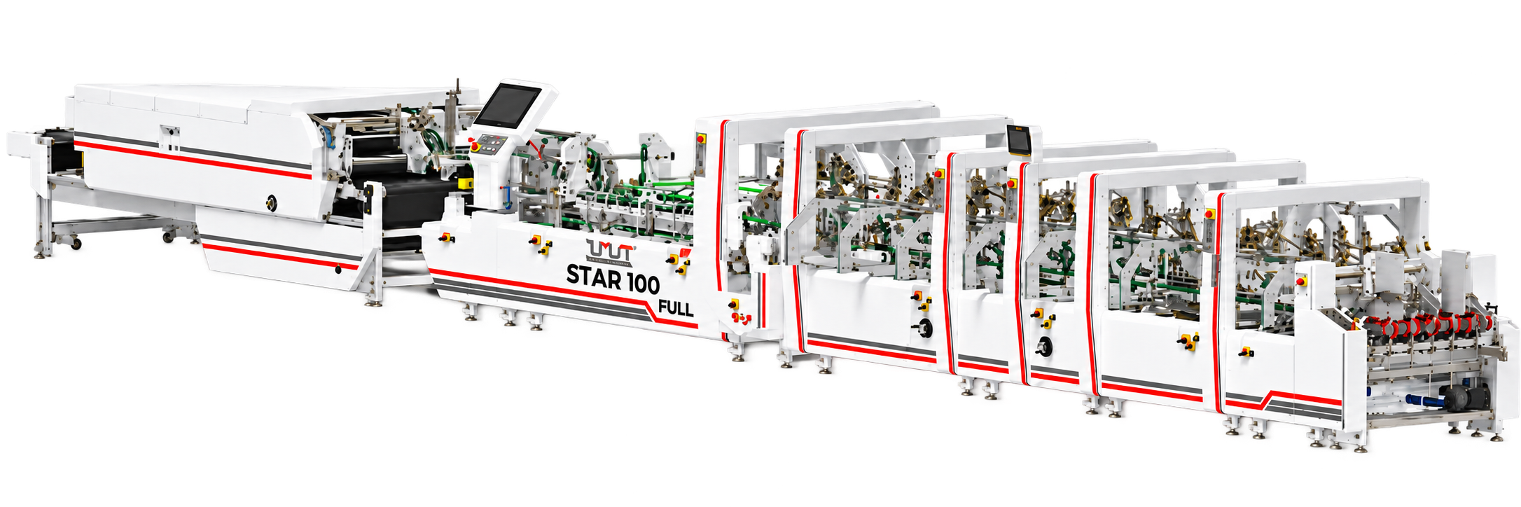STAR 100 FULL Yüksek Hızlı Kutu Katlama ve Yapıştırma Makinası